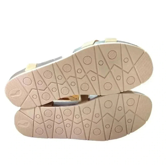 Plakton Sanals Women 9 40 Brown Gemma Ankle Strap Leather Cork Flat NEW - Picture 7 of 7